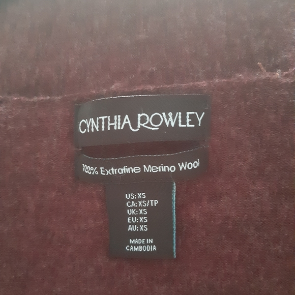 Cynthia Rowley long Cardigan Sweater Size XS - Picture 8 of 15